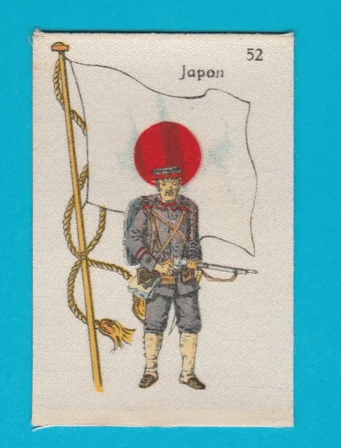Silk ' Flag With Soldier ' - Japan - La Favorita (Canary Islands) - 1915