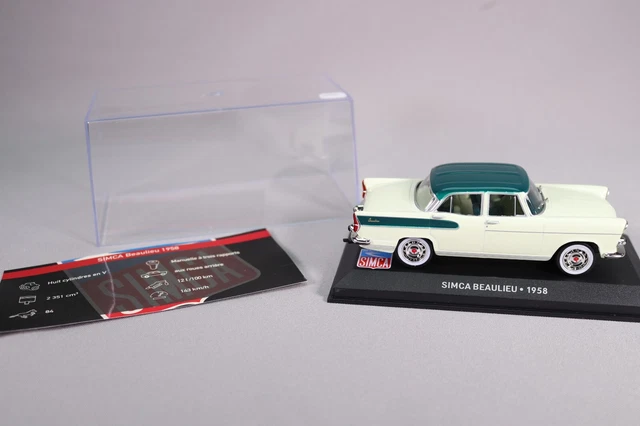 DA033 Altaya voiture 1/43 Simca Beaulieu 1958 Les Belles années Simca 67