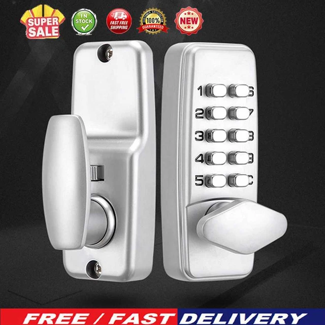 Metal Door Code Lock Sturdy Waterproof Password Code Number Lock for Home Office