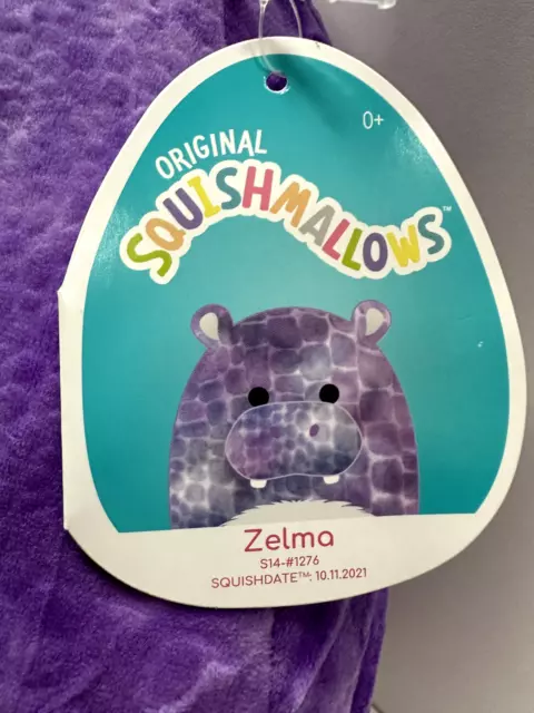 Squishmallows Zelma the Hippo 14" Plush 2