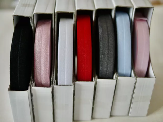 5m VENO elastisches Einfassband, Schrägband, Rollierband, Falzgummi, div. Farben 2