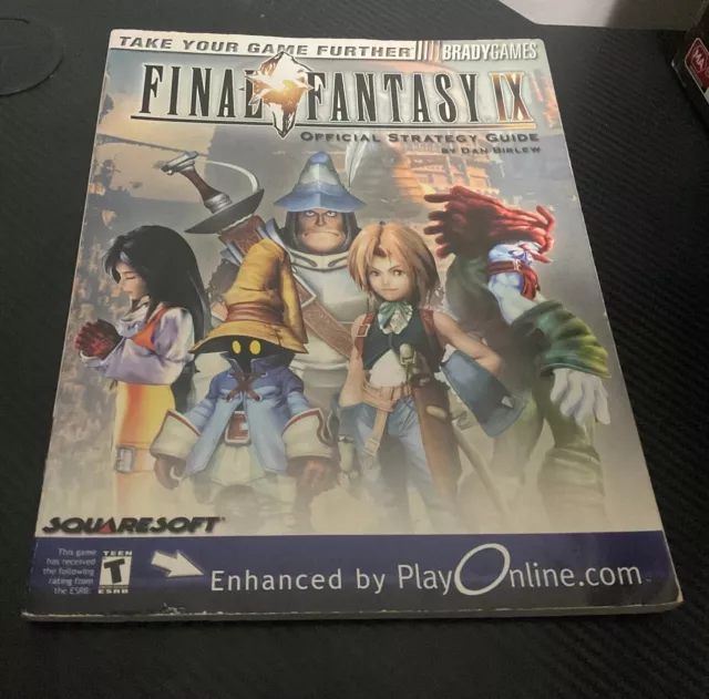 Final Fantasy IX (9) Official Strategy Guide Brady Playstation (no poster)