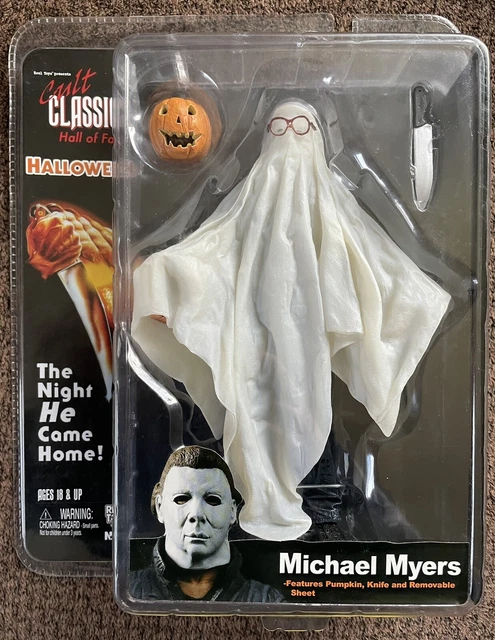 NECA Cult Classics HOF Halloween Michael Myers Ghost Sheet Bob Action Figure New