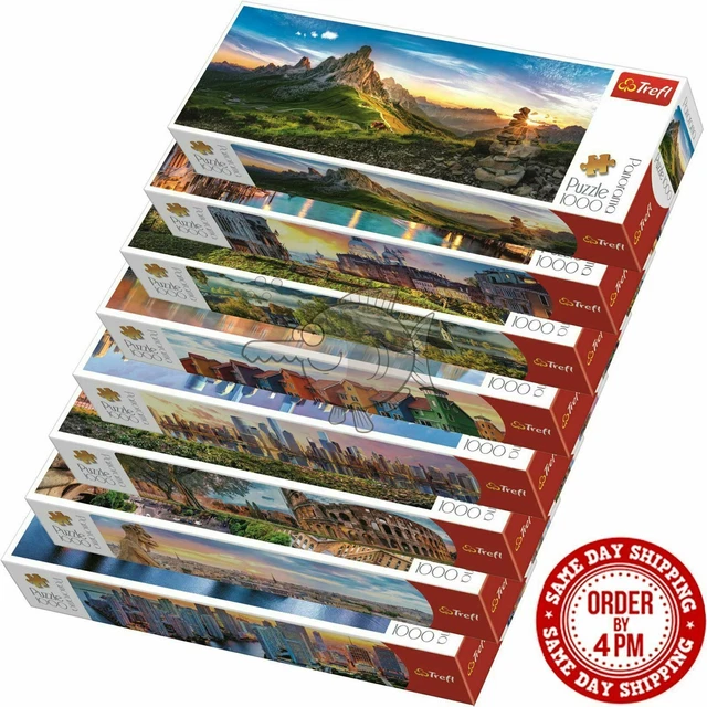 Heye 29715 - Blue Lake Puzzle Panoramico 1000 Pezzi, Multicolore