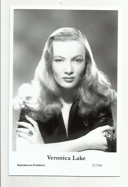 (Bx19) Veronica Lake Swiftsure Photo Postcard (27/216) Filmstar Pin Up Glamor