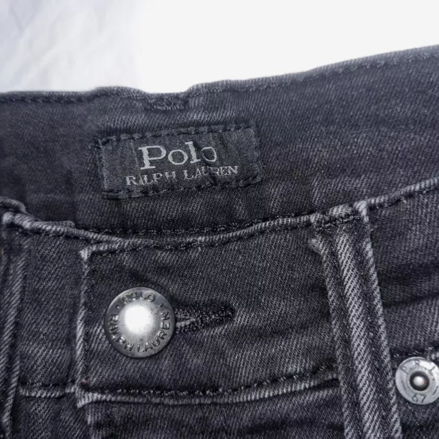 Ralph LAUREN POLO Black Jeans Boys Size 10-11 years L 90cm