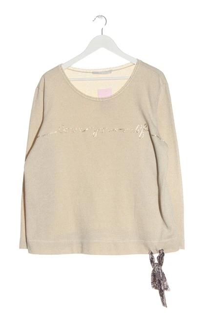 Felpa Bianca donna taglia DE 46 nero crema look casual