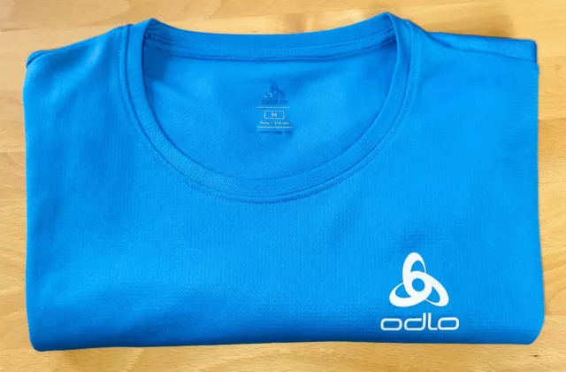 Odlo Funktionsshirt, T-Shirt, Größe M, blau/türkis, neuwertig