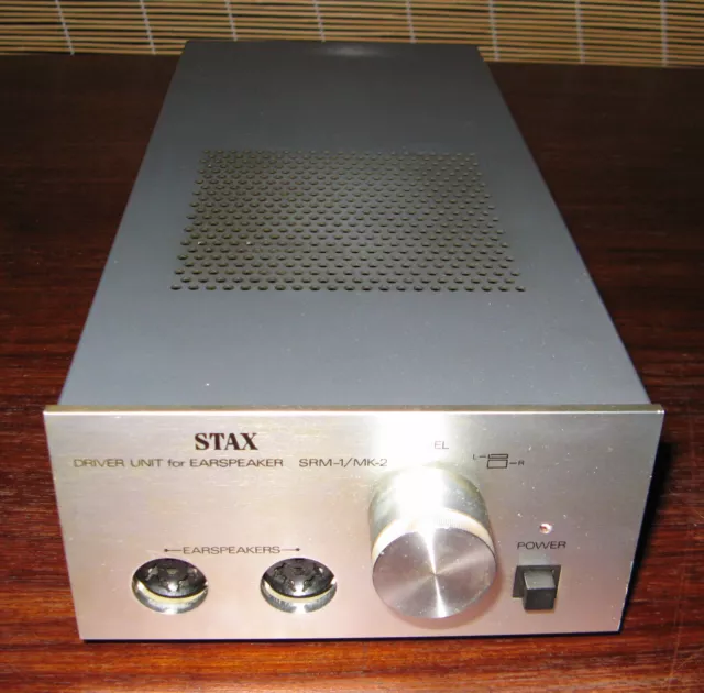 STAX-  SRM-1 MK2 driver unit (headphone amplifier) earspeaker audio- high end