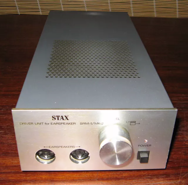 STAX- SRM-1 MK2 driver unit (headphone amplifier) earspeaker audio- high end STAX- SRM-1 MK2 driver unit (headphone amplifier) earspeaker audio- high end