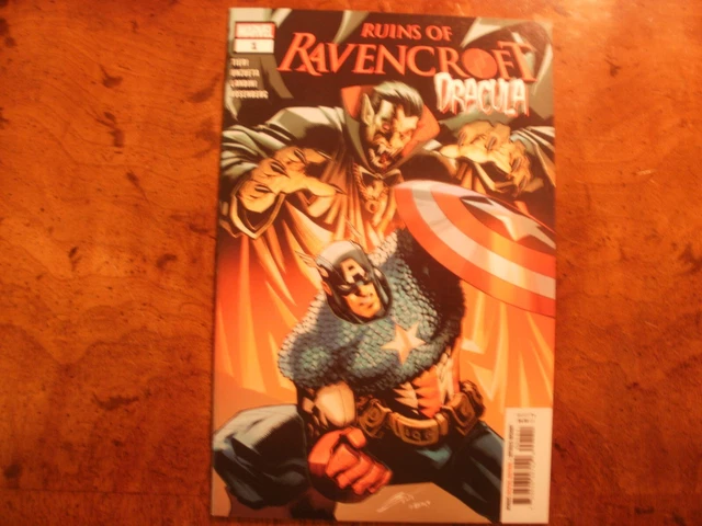 Near-Mint MARVEL Comic: RUINS OF RAVENCROFT DRACULA #1 (2020) Captain America