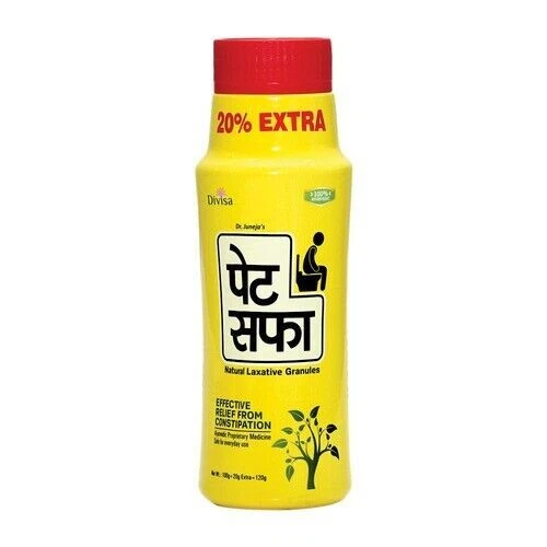 2 PC x 120 GM Pet Saffa Natural Laxative Granules Safe for daily use