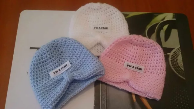 hand made crochet baby hats bonnets