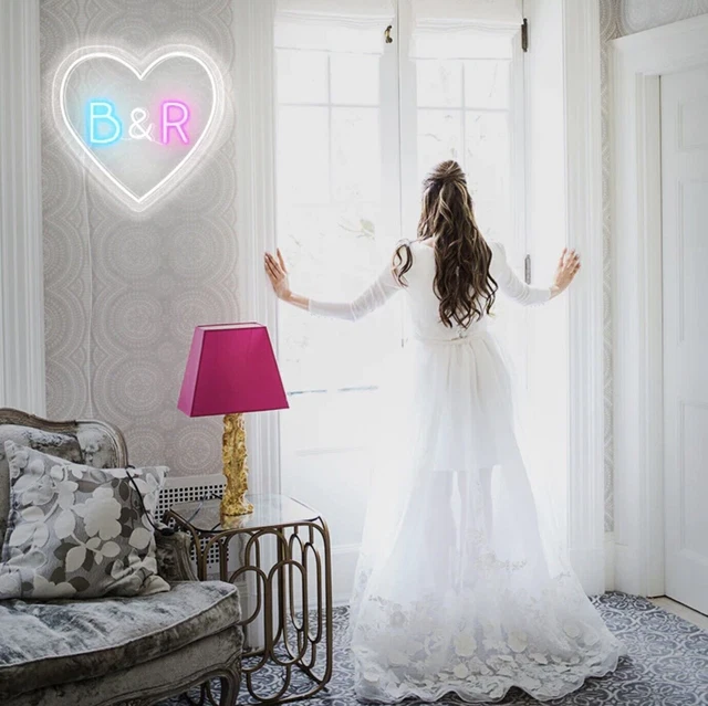 04 Heart Couple LED Neon Signage Gaming Room Home Decor As Your Own Neon Sign