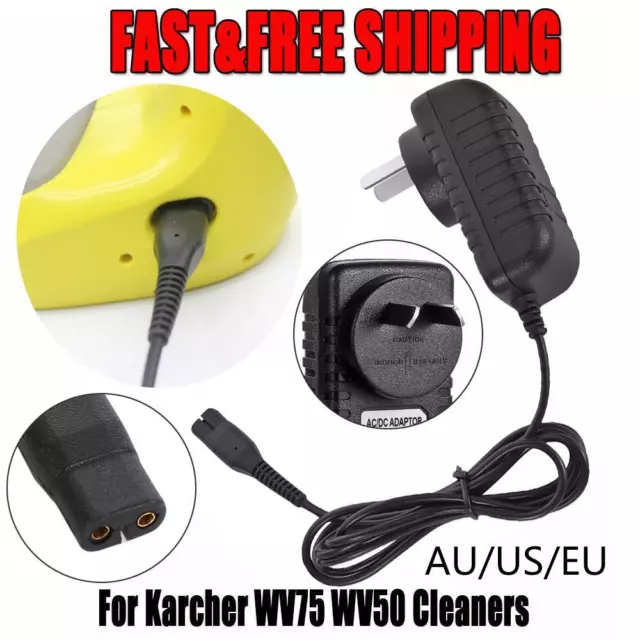 Battery Charger Adapter Window Vac Vacuum For Karcher WV2 50 60 70 75 Series