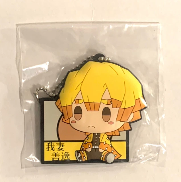 ZENITSU AGATSUMA & Inosuke Demon Slayer Rubber Strap Charm Keychain