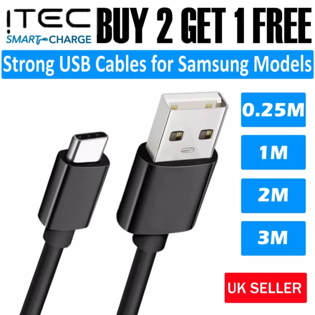 For Samsung Galaxy A10,A12,A14,A34,A51,A54,A71 Fast USB Charger Charging Cable