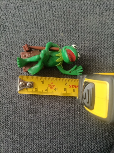 Figurine KERMIT La Grenouille - THE MUPPET SHOW - Hauteur 9 Cm - PVC - Occasion Très Bon État