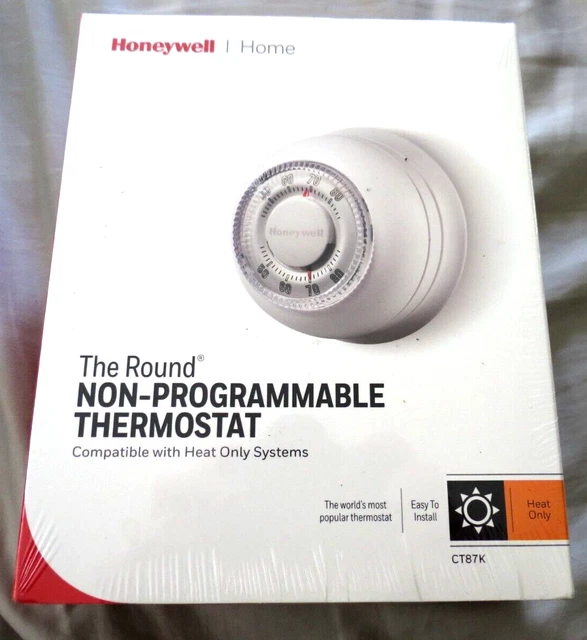 HONEYWELL HOME CT87K The Round NonProgrammable HEAT ONLY Thermostat
