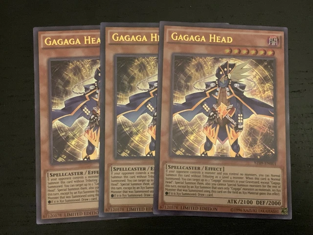 3X GAGAGA HEAD (YZ09-EN001) - Ultra Rare Limited ed. Yugioh NM $23.99 -  PicClick