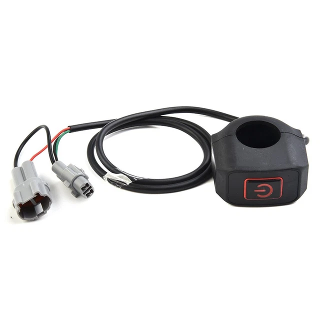 INTERRUPTEUR À CORNE lumineuse de vélo électrique facile à utiliser