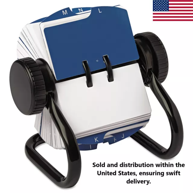 Rolodex Mini Classic Rotary Card File 1 3/4" X 3 1/4" Loaded with 250 Cards NEW