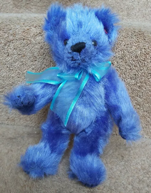 Vintage Ty Beanie Babies Attic Treasures 2000 Jointed Blue River Bear. OOP