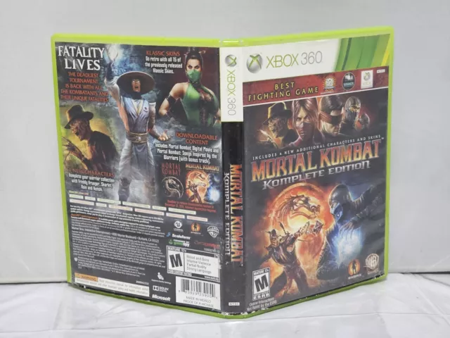 Mortal Kombat Komplete Edition Microsoft Xbox 360