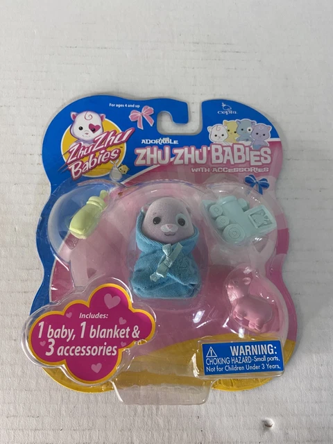 Zhu Zhu Babies with Accessories #81085 - New Zhu Zhu Babies with Accessories #81085 - New