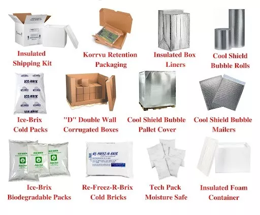 Insulated Box / Kits for Shipping/Moving Choose Your Type, Color, Size & Packs