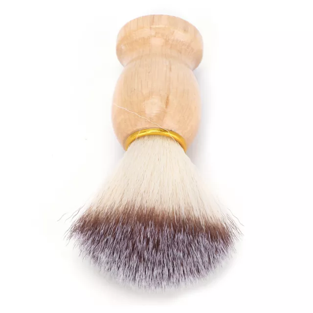 Brosse à Raser Pour Hommes Nylon Laine Bois Massif Poignée Nettoyage De La Barb