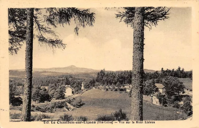 LE CHAMBON -sur-LIGNON - vue sur le Mont Lizieux