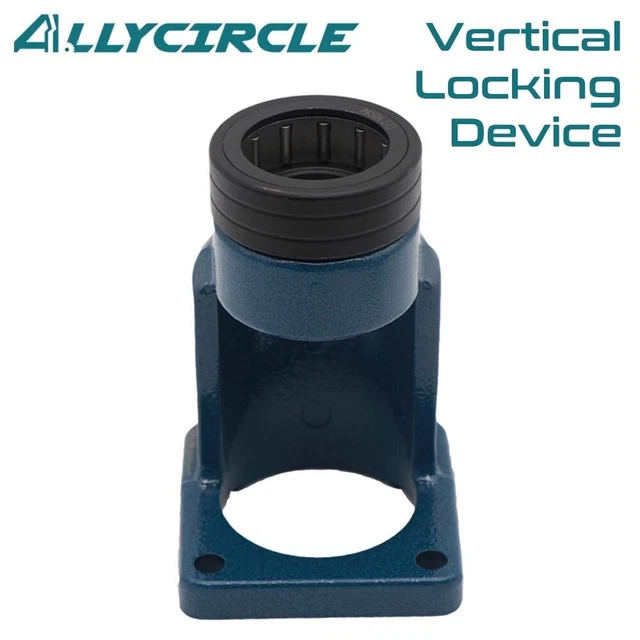 Vertical HSK63F Tool Holder Locking Fixture With Ball Bearing For CNC Router