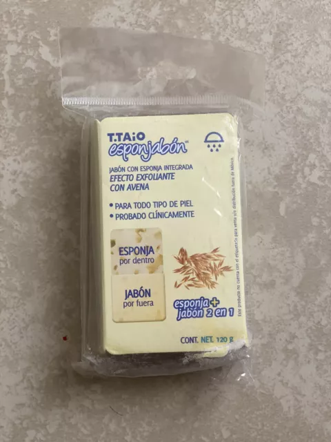 T-Taio Esponjabon Oatmeal Soap-Sponge (Exfoliante Con Avena) 