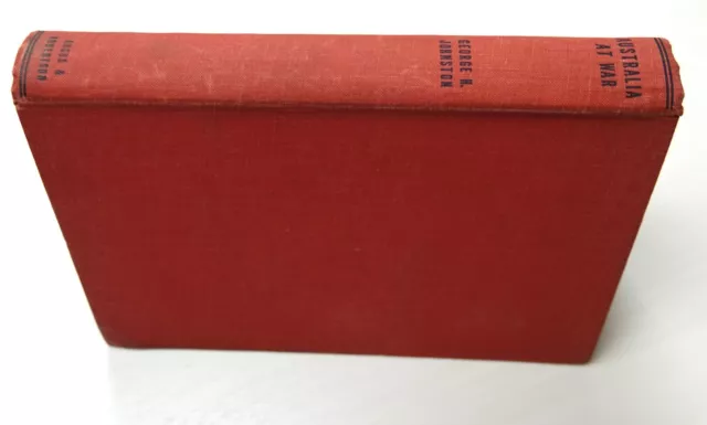 Australia At War By George H. Johnston 1942  Hc Illustrated