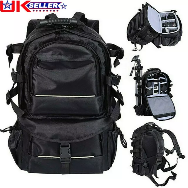 X-Large Travel Camera Bag Backpack SLR DSLR Case for Nikon Sony Canon Rucksack