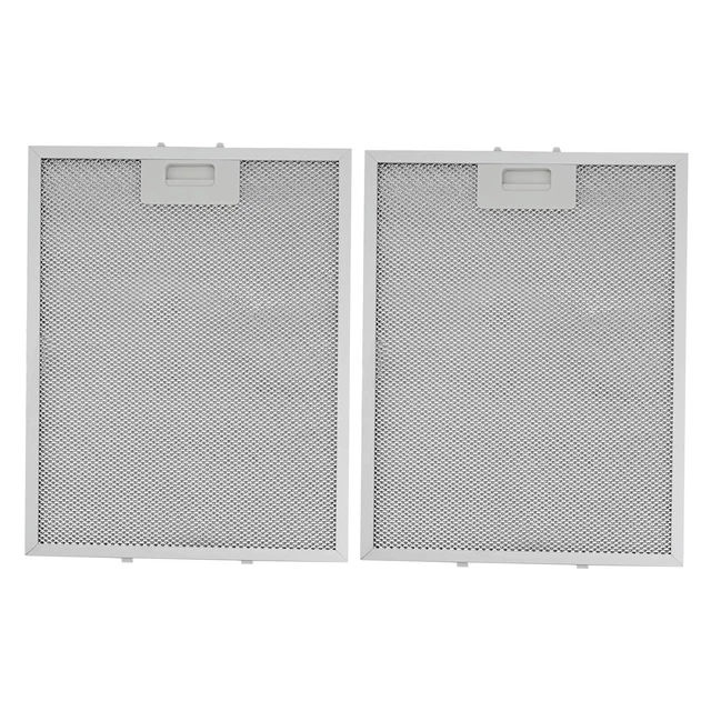 Lot De 2 Filtres à Graisse Pour Hotte Aspirante En Aille étallique Pour De Nobreuses Grandes