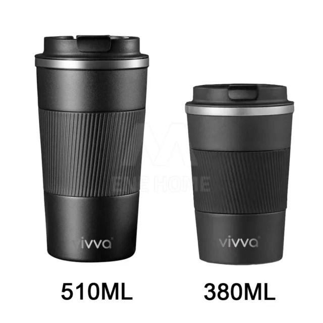 Coffee Mug Stainless Steel Double Wall Leakproof Travel Cup Insulated Reusable