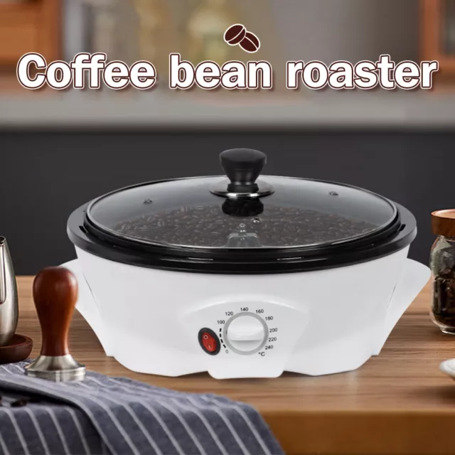 220V Electric Coffee Roaster Home Coffee Bean Non-Stick Roasting Baking Machines