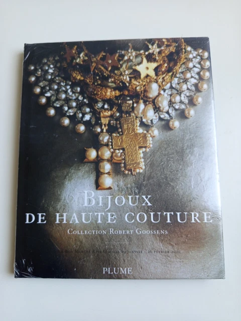 Broche & Pendentif Vintage Goossens - Strass Multicolore, Laiton Doré, Style Art Déco