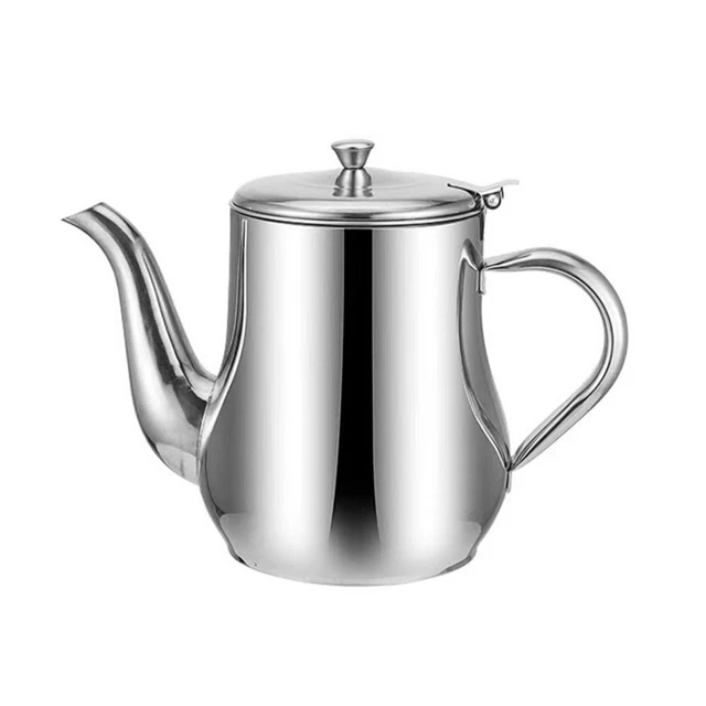 Aramox Edelstahl-Öltopf – 24 Oz (ca. 700 Ml), Mit Praktischem Ausgießer & Griff – Für Öl, Essig, Sojasauce & Flüssige Gewürze