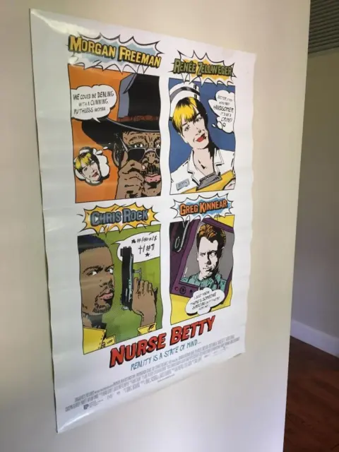 Nurse Betty Rare Comic Style Orig One Sheet Movie Poster In Good Original Cond