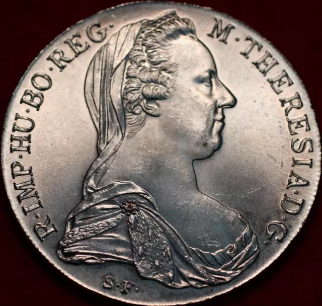 Uncirculated 1780 Austria Maria Theresa Thaler Restrike Silver Foreign Coin