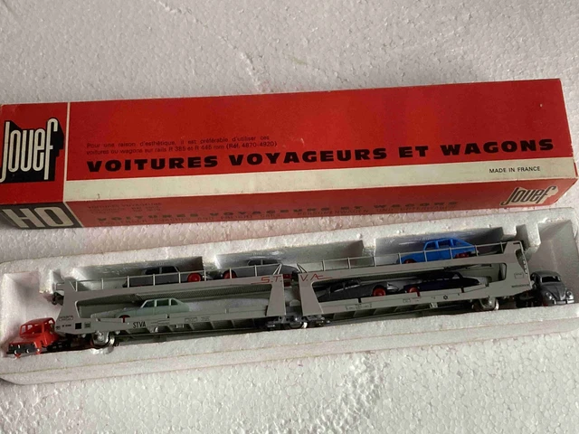 JOUEF, HO, RÉFÉRENCE 6540, SNCF, Porte-Autos STVA, Lot De Deux, Bon