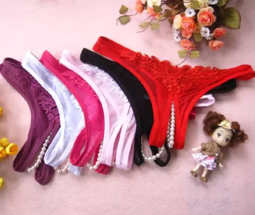 Sexy Thongs Panties Open Crotch Crotchless Underwear Night