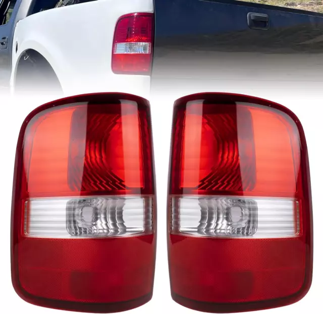 Tail Light Compatible with 2004 2005 2006 2007 2008 Ford F150 F-150 Driver and P