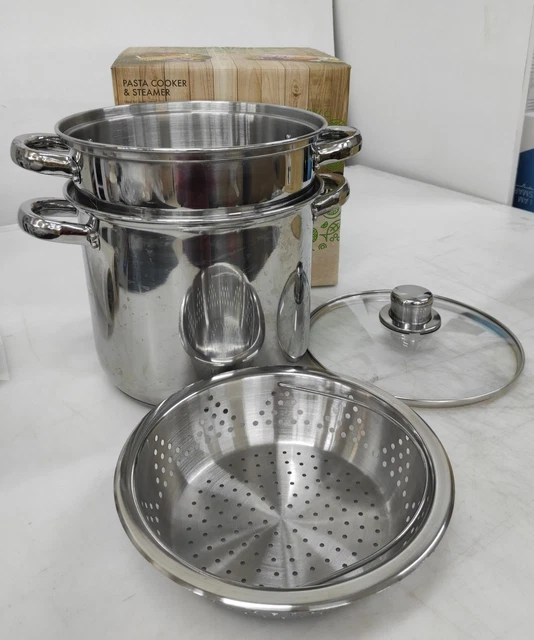 Olla a vapor KitchenCraft acero inoxidable, 4 litros