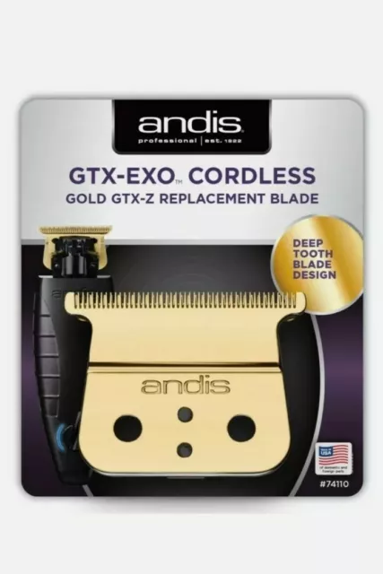 Andis Cordless Gtx-Exo Gold Trimmer Blade (Standard Like For Like) Gtx-Z #74110