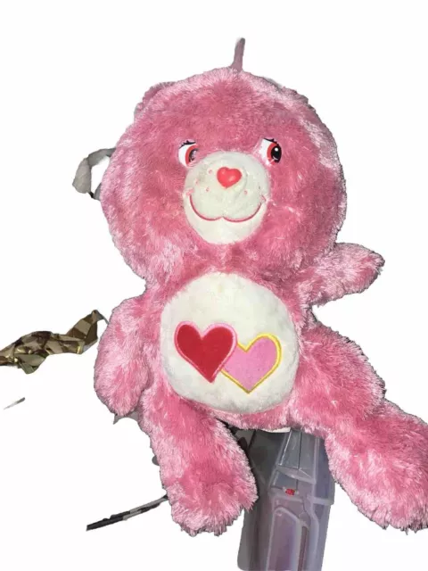 Vintage Love A Lot Care Bear Plush Stuffed Animal Approx. 13"