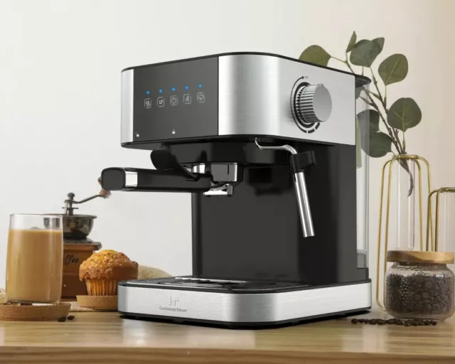 Machine a café expresso cafetière buse vapeur Cappuccino CONTINENTAL Inox